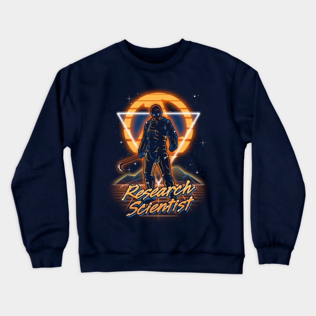 Retro Research Scientist Crewneck Sweatshirt by Olipop